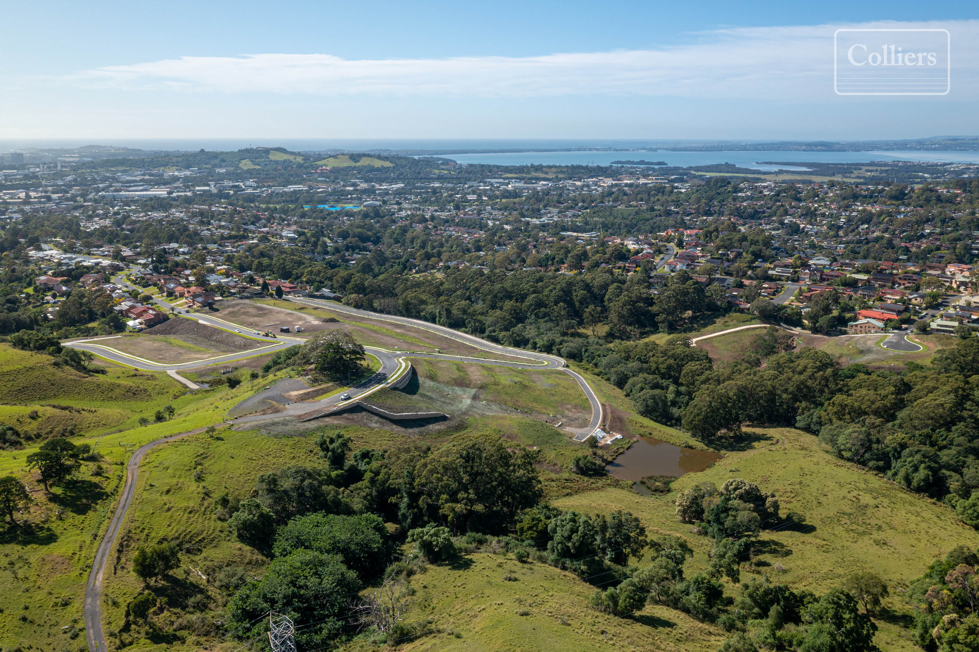 Mungurra Rise Estate - Cordeaux Heights Aerial