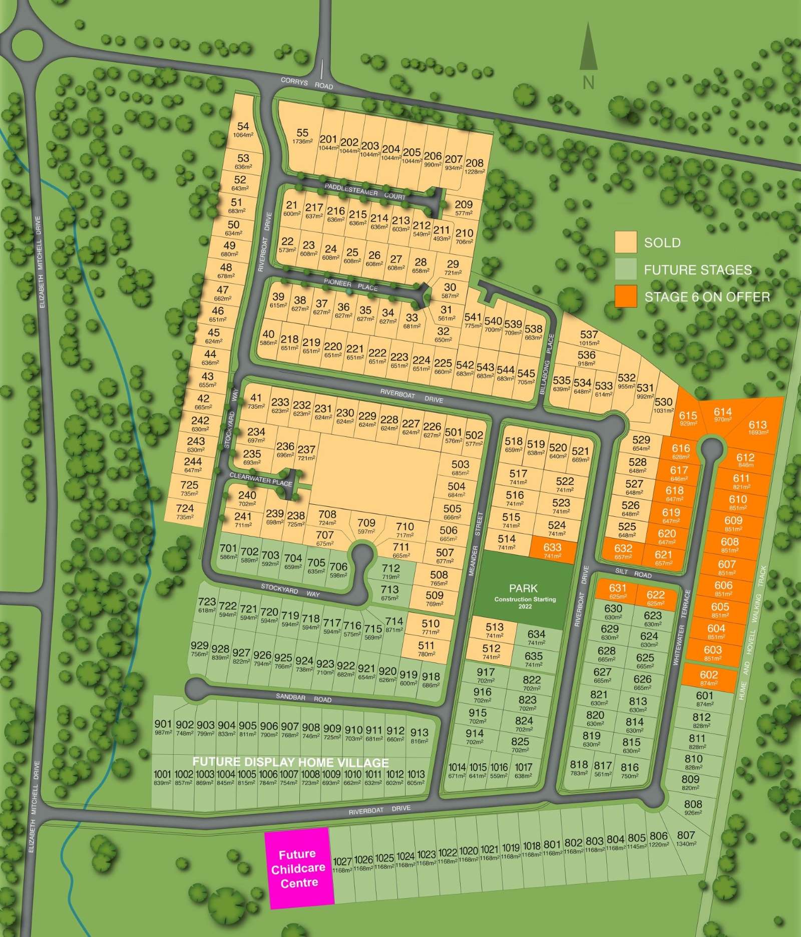 Murray Park Estate - Thurgoona Masterplan