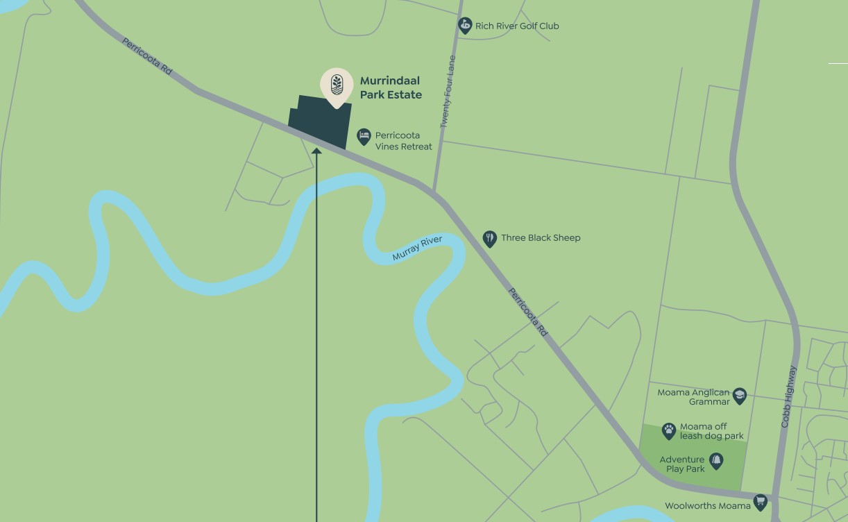 Murrindaal Park Estate - Moam Location Map