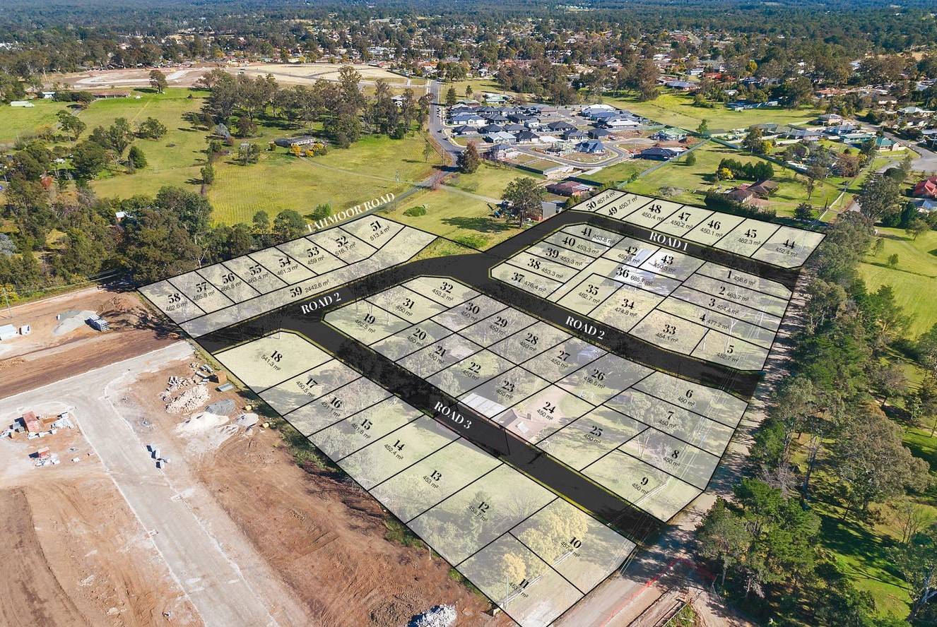 Myrtle View Estate - Tahmoor Aerial