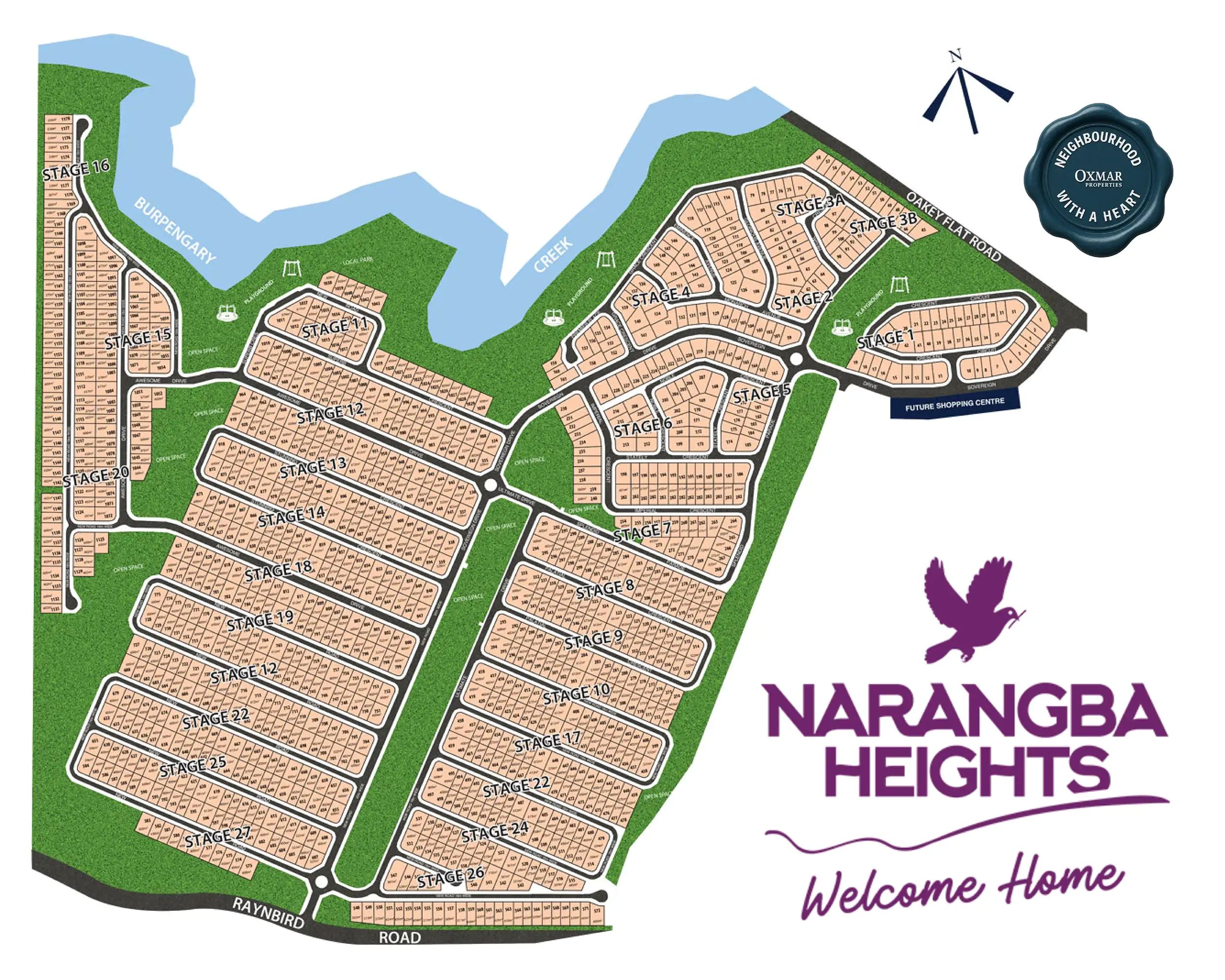 Narangba Heights Estate - Narangba Masterplan