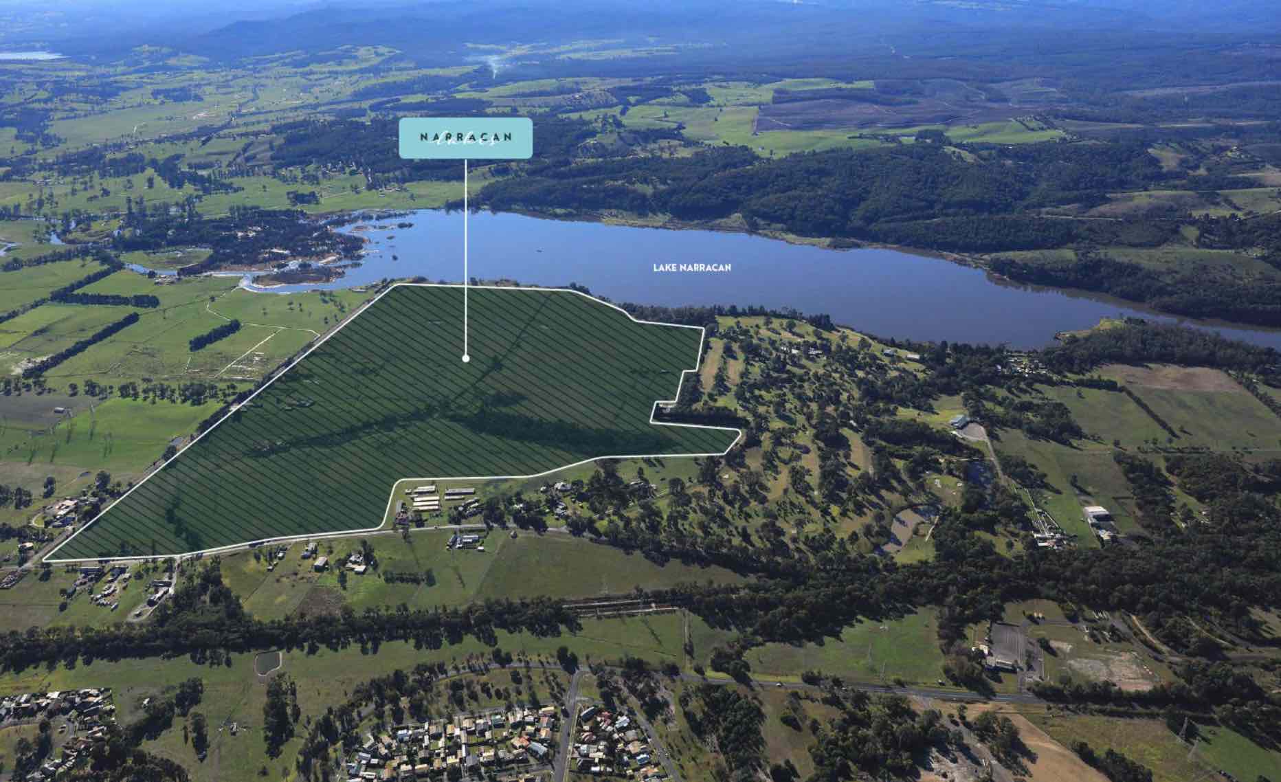 Narracan Lakes Estate - Newborough Aerial