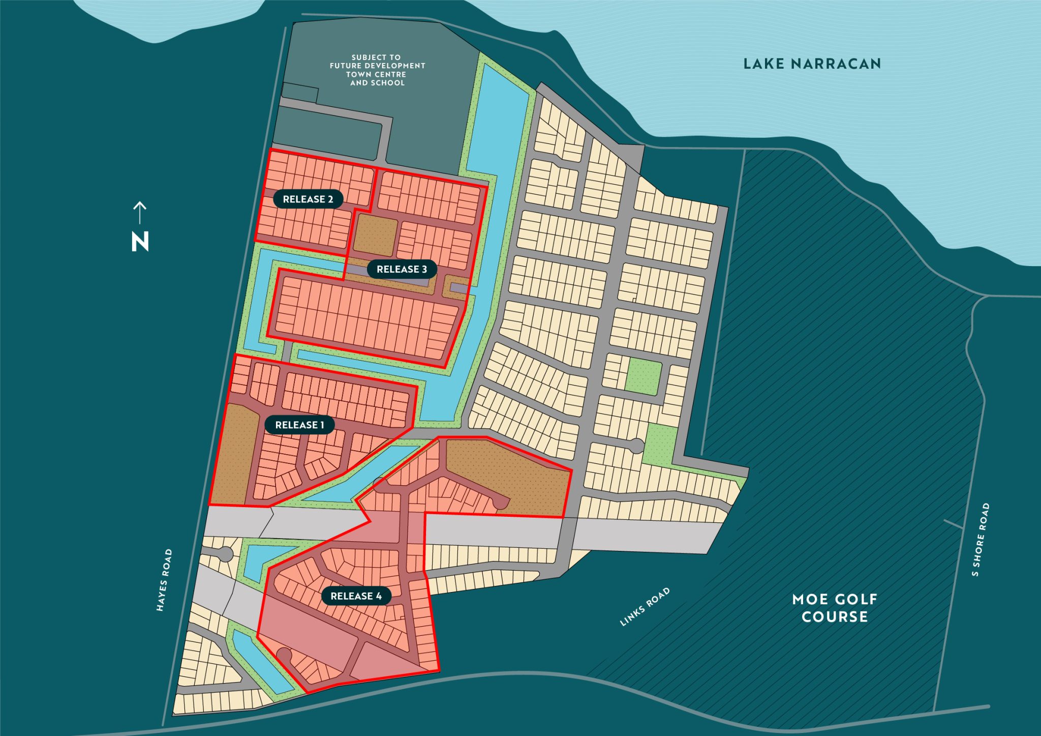 Narracan Lakes Estate - Newborough Masterplan