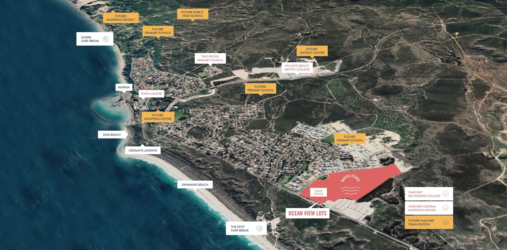 Nautic Estate - Two Rocks Location Map