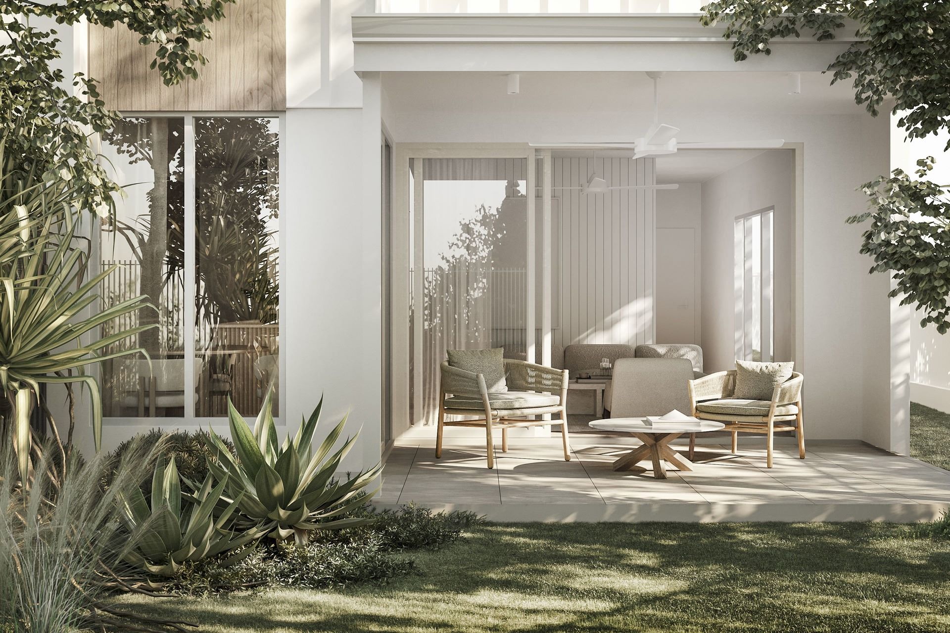 Nautica Townhomes - Margate Backyard