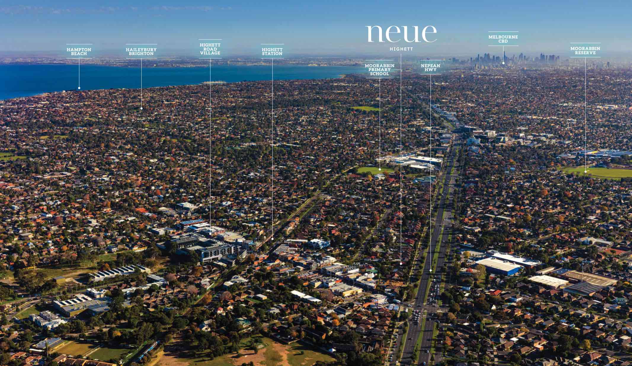 Neue Estate - Highett Aerial