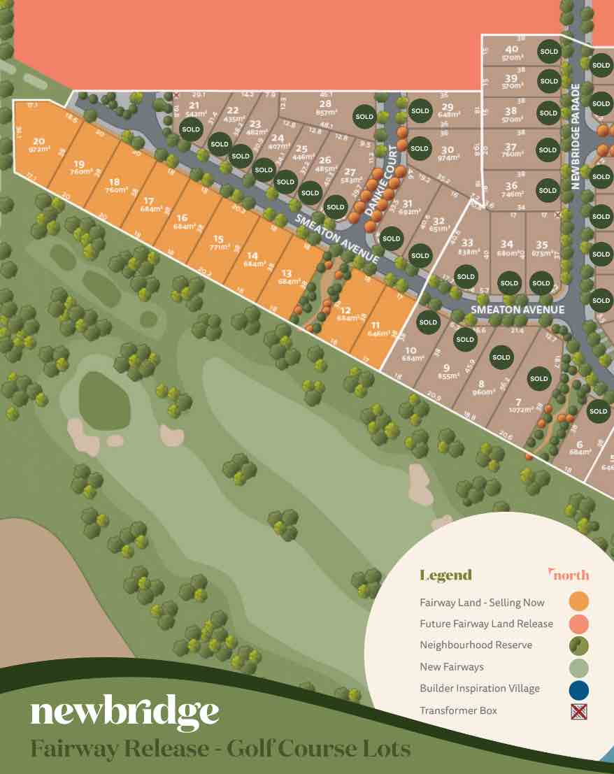 Newbridge Estate - Murray Bridge Release map