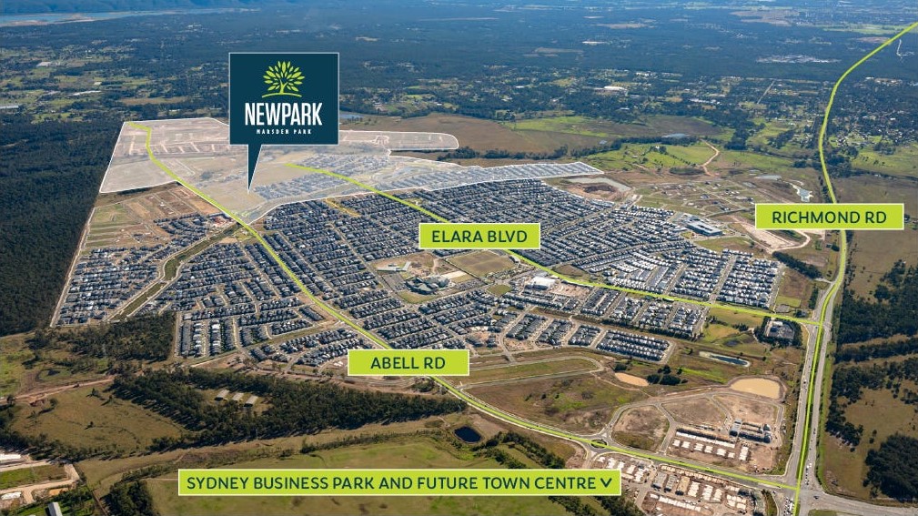 Newpark Estate - Marsden Park Location Map