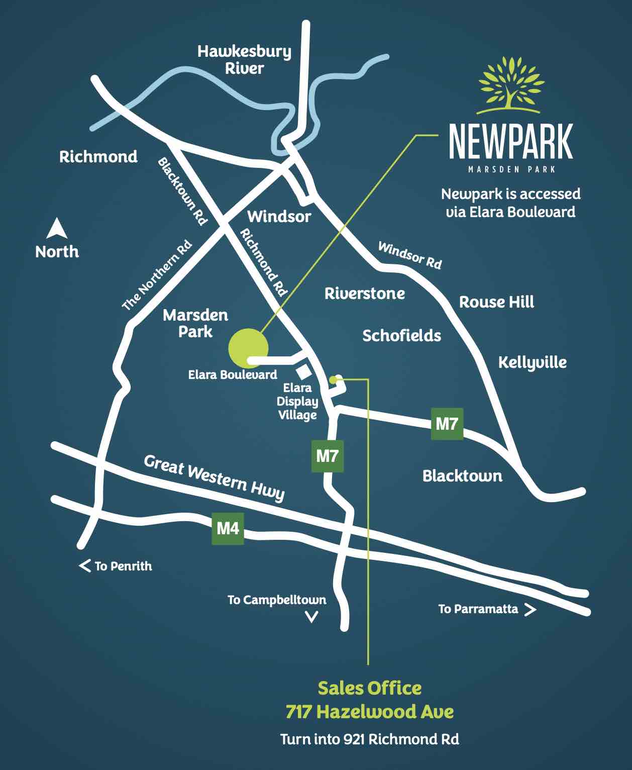 Newpark Marsden Park Estate - Melonba Location m Location Map