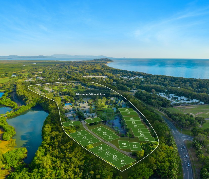 Niramaya Estate - Port Douglas Aerial