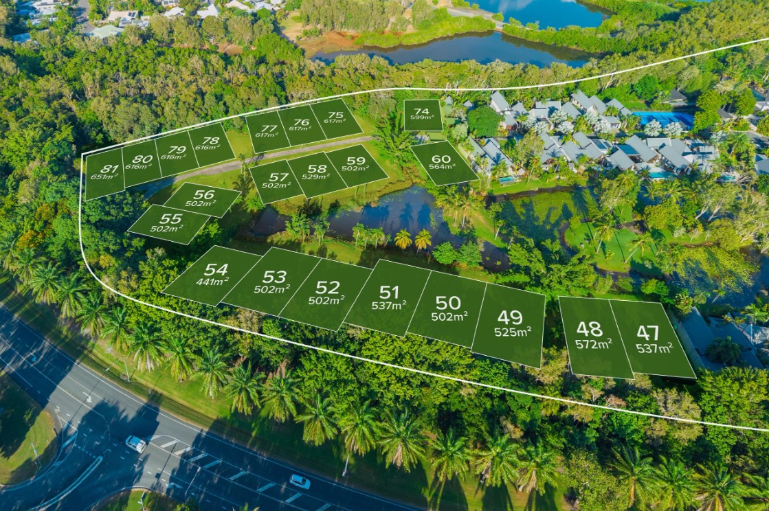 Niramaya Estate - Port Douglas Aerial