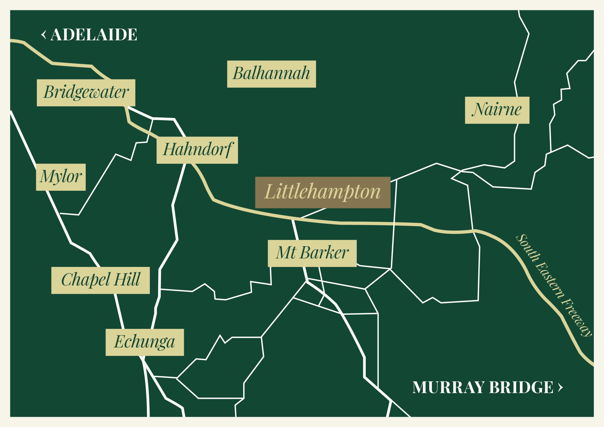Hampton Hill Estate - Littlehampton Location Map