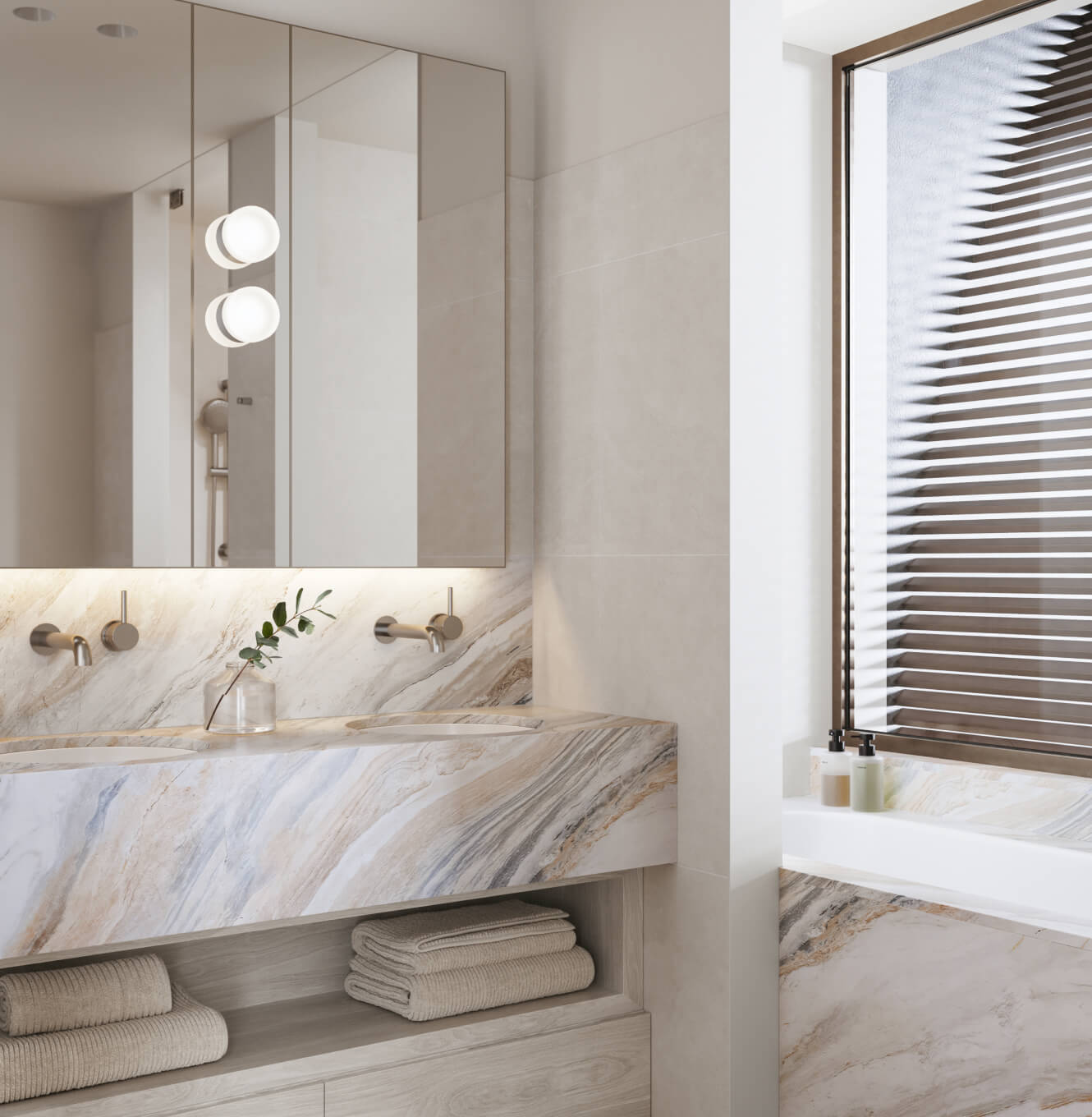 Everything Townhomes - Brighton Bathroom