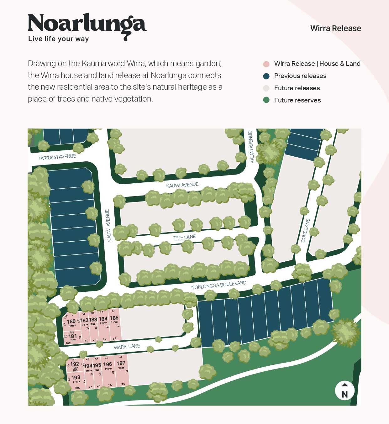 Noarlunga Estate - Noarlunga Downs Release Map