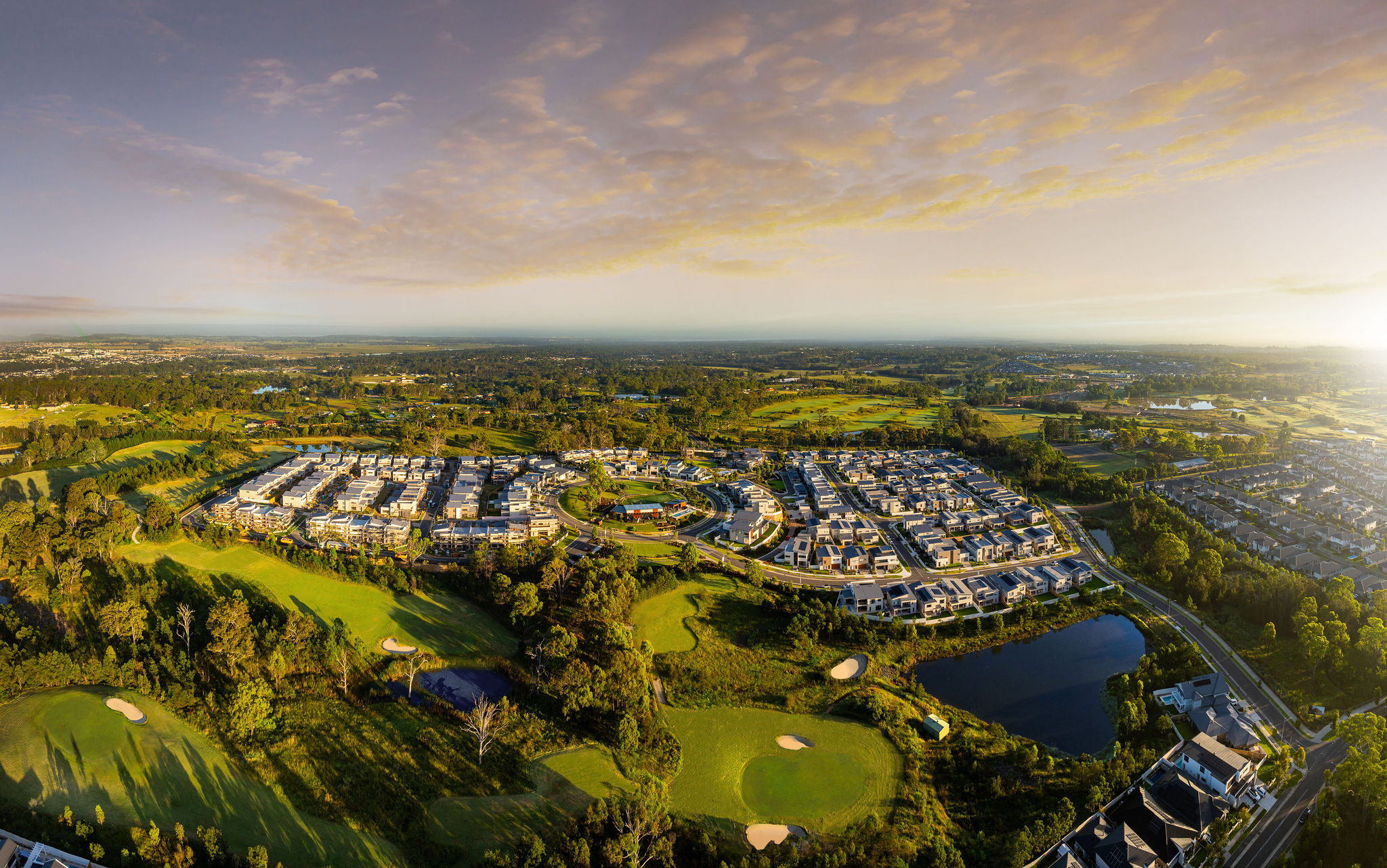 Norman Estates - Gledswood Hills Aerial