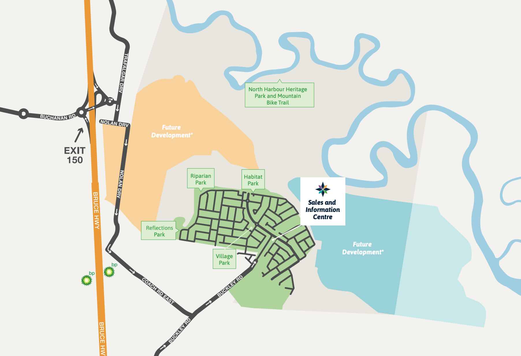 North Harbour Estate - Burpengary East Location map