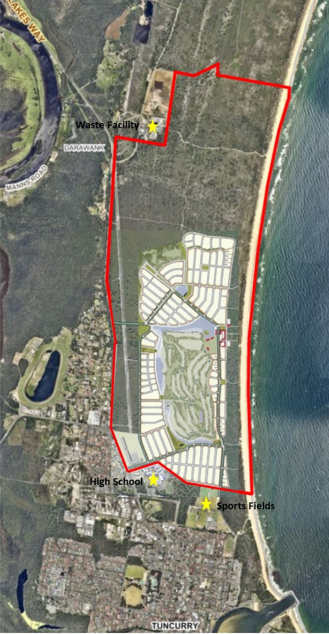 North Tuncurry Project - Darawank Aerial