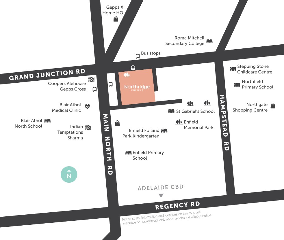 Northridge Estate - Enfield Location Map