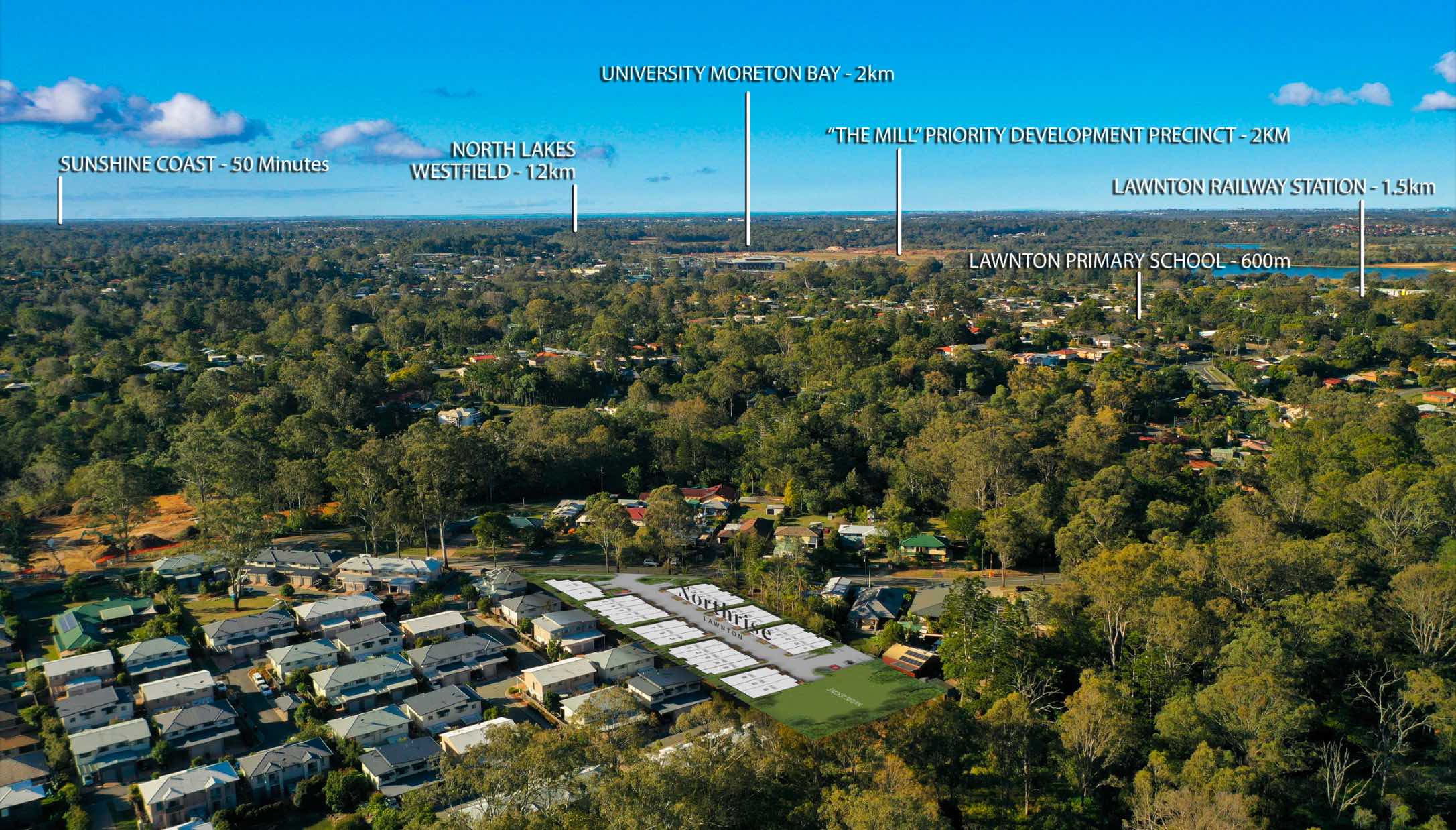 Northrise Estate - Lawnton Aerial 2