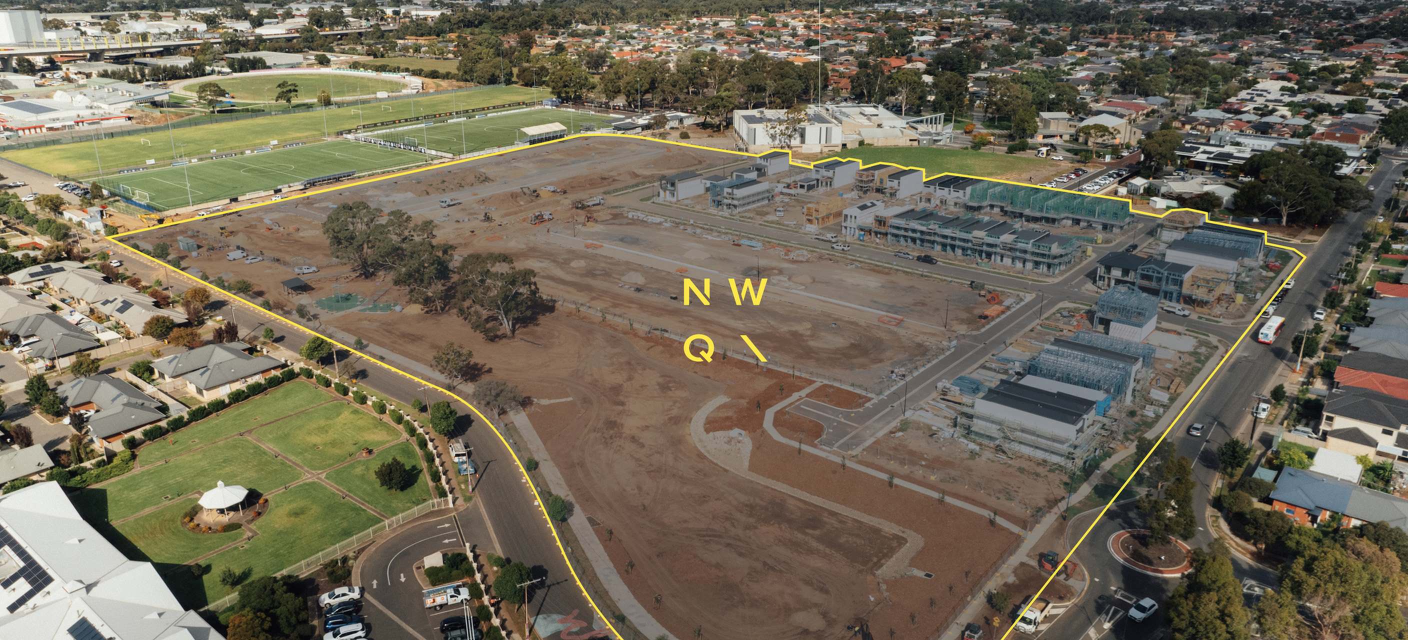 Northwest Quarter Estate - Angle Park Aerial