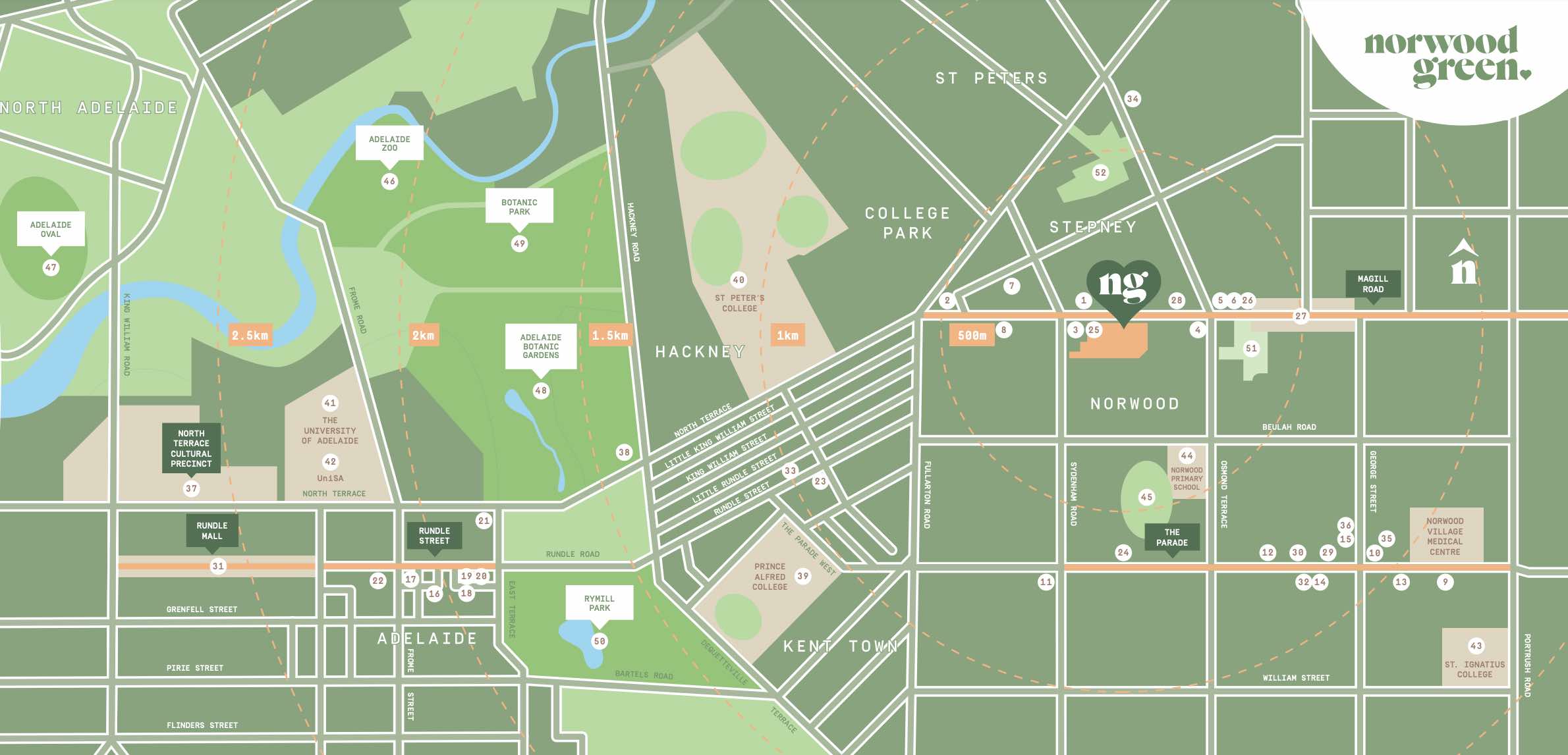 Norwood Green Estate - Norwood Location map