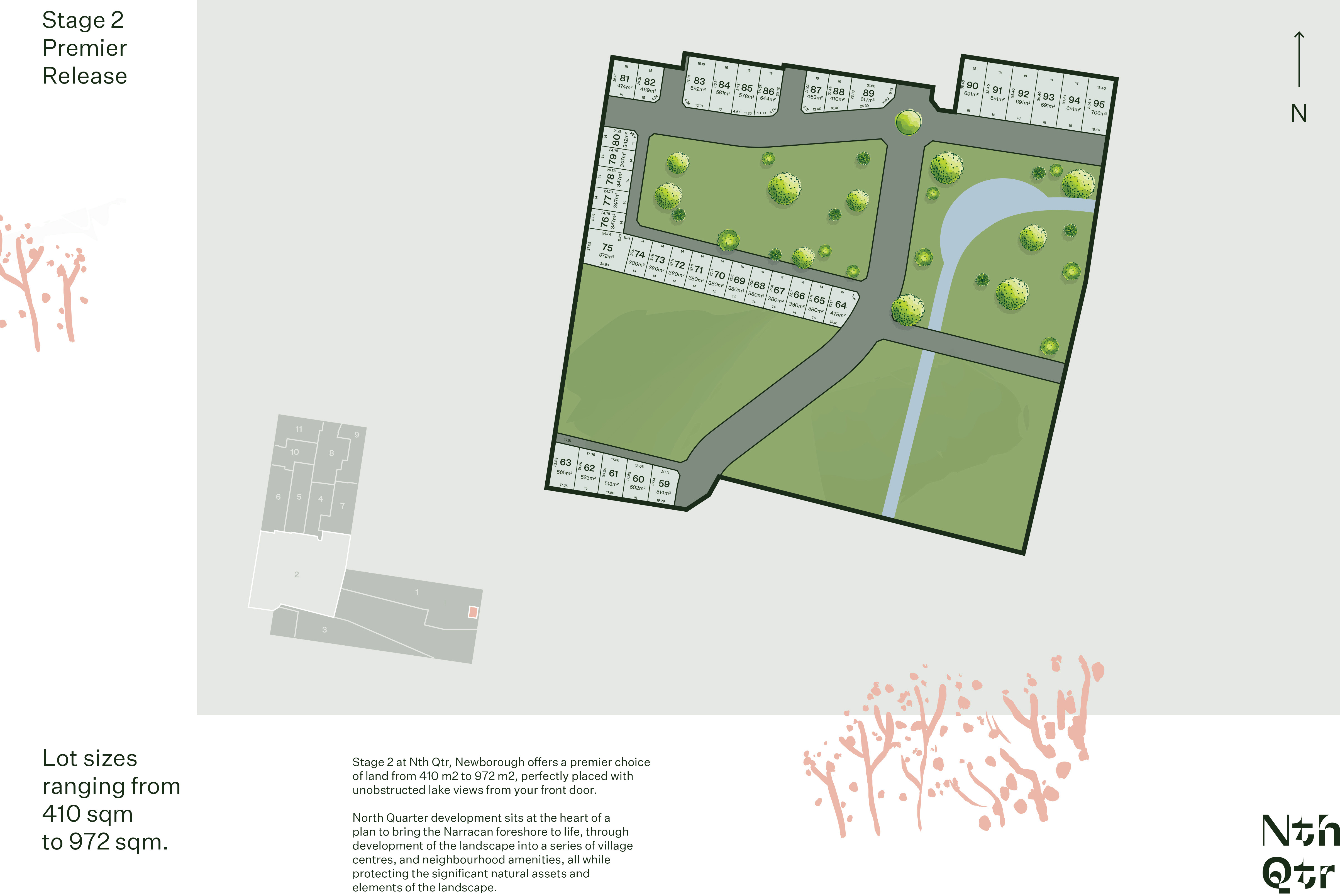 Nth Qtr Estate - Newborough Release Map