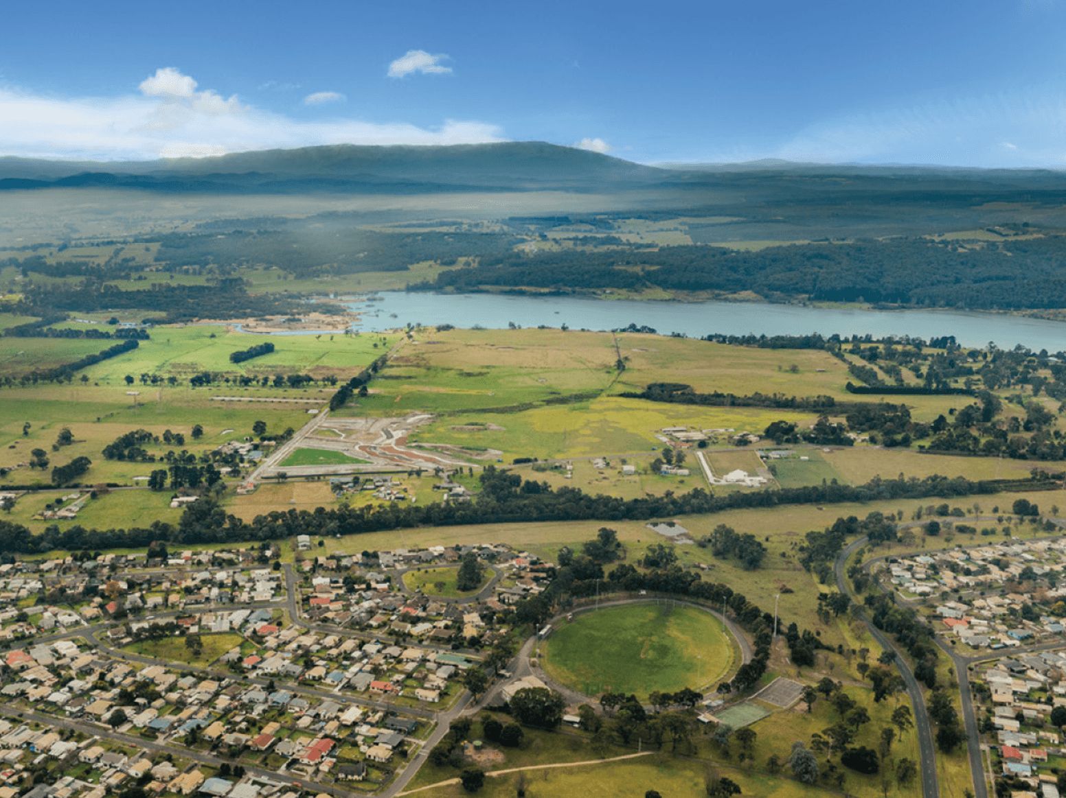 Nth Qtr Estate - Newborough Aerial