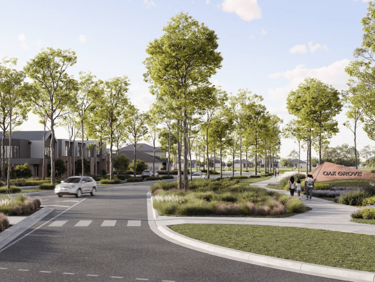 Oak Grove Estate - Clyde North Streetscape
