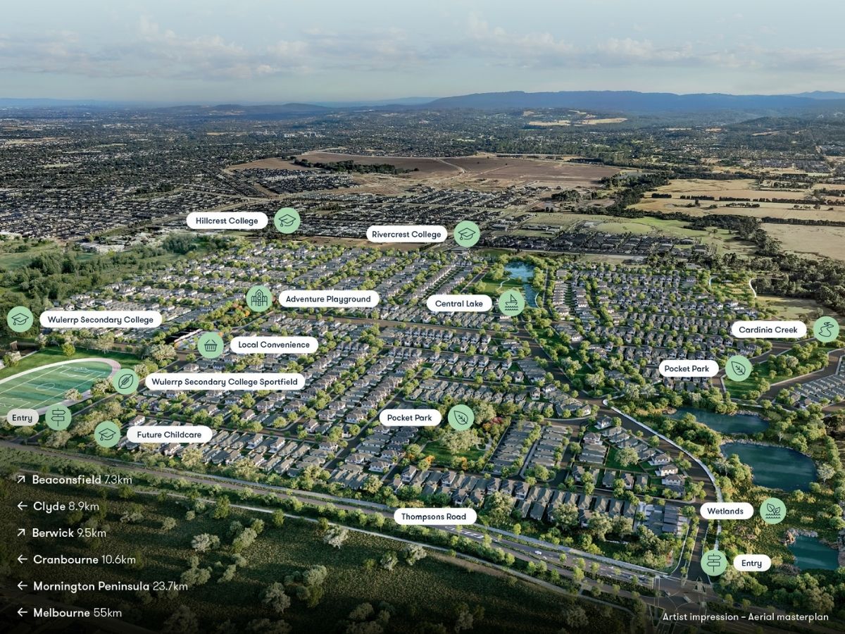 Oak Grove Estate - Clyde North Aerial
