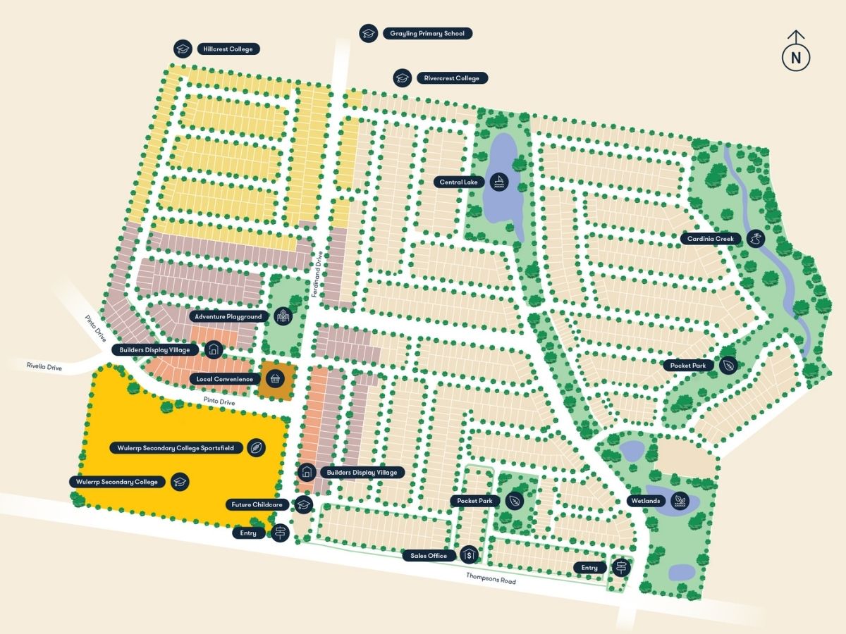 Oak Grove Estate - Clyde North Masterplan