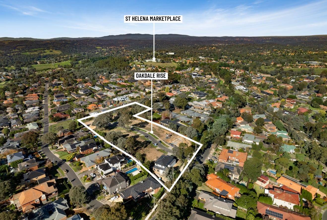 Oakdale Rise Estate - Diamond Creek Aerial 2