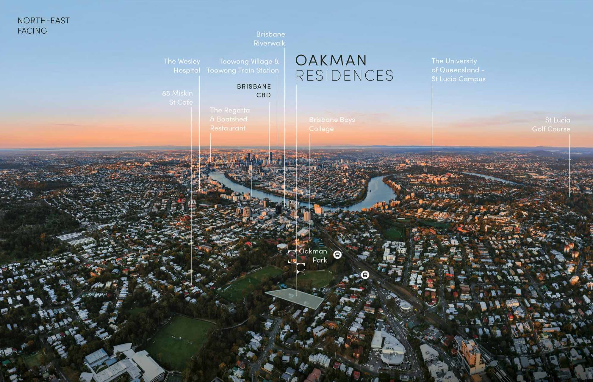 Oakman Residences - Taringa Aerial