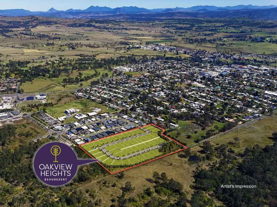 Oakview Heights Estate - Beaudesert Aerial