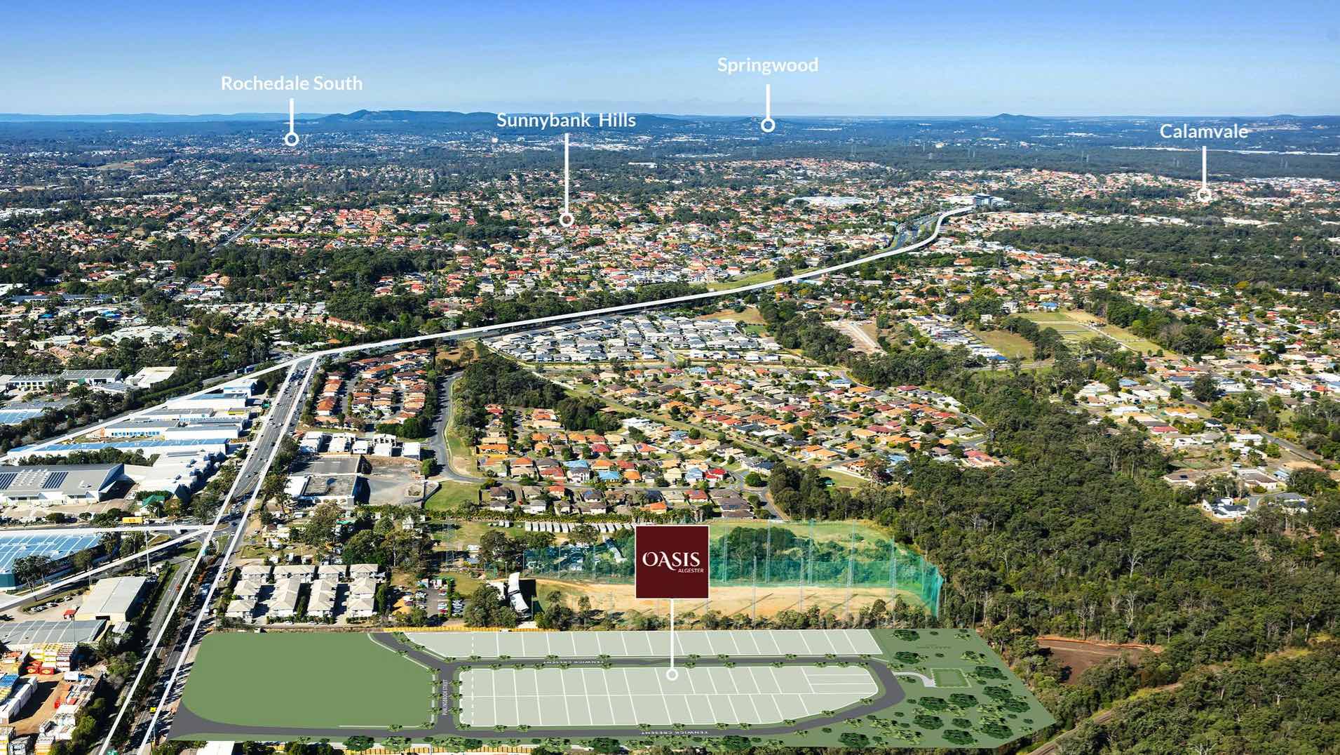Oasis Estate - Algester Aerial