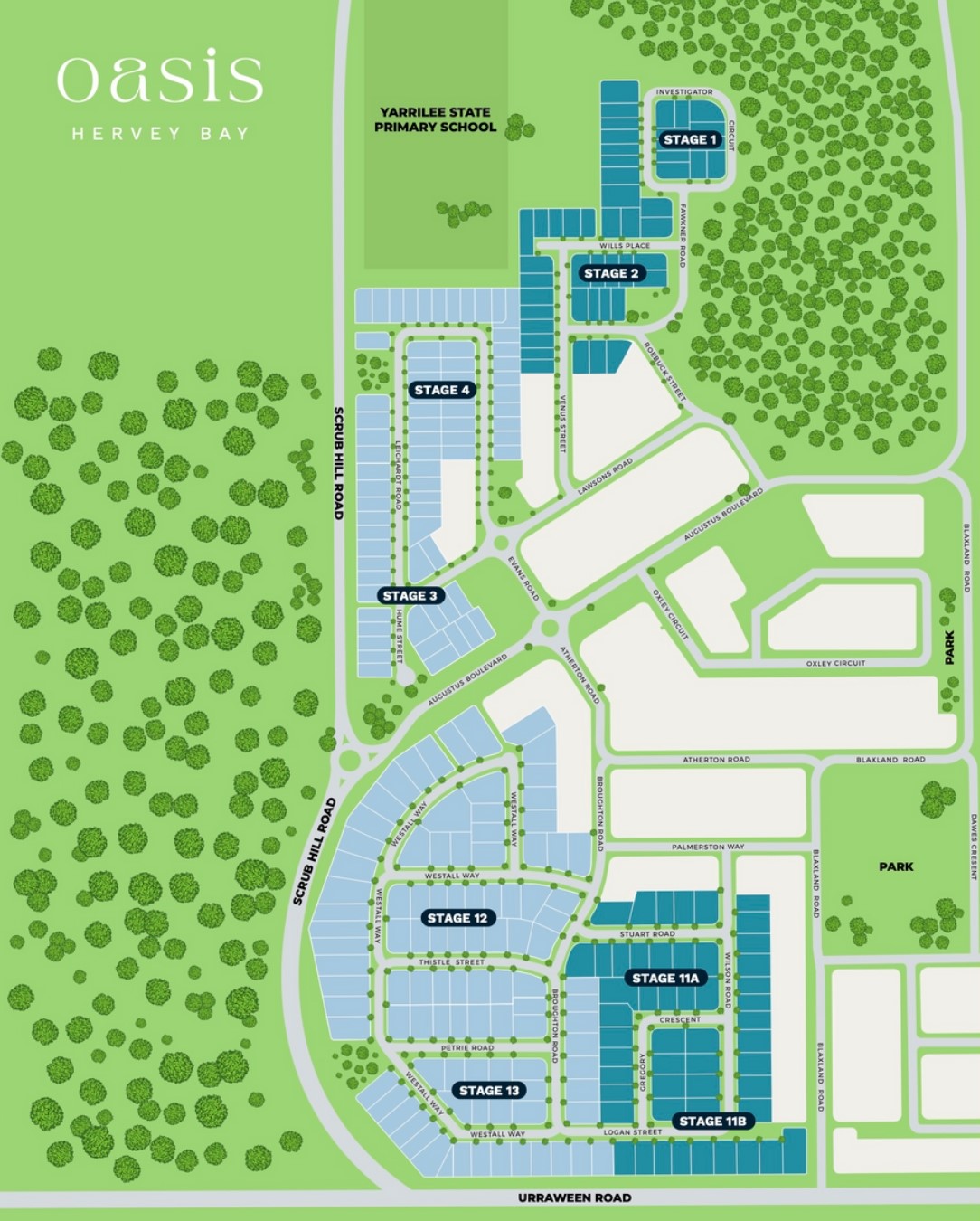 Oasis Hervey Bay Estate - Urraween Masterplan