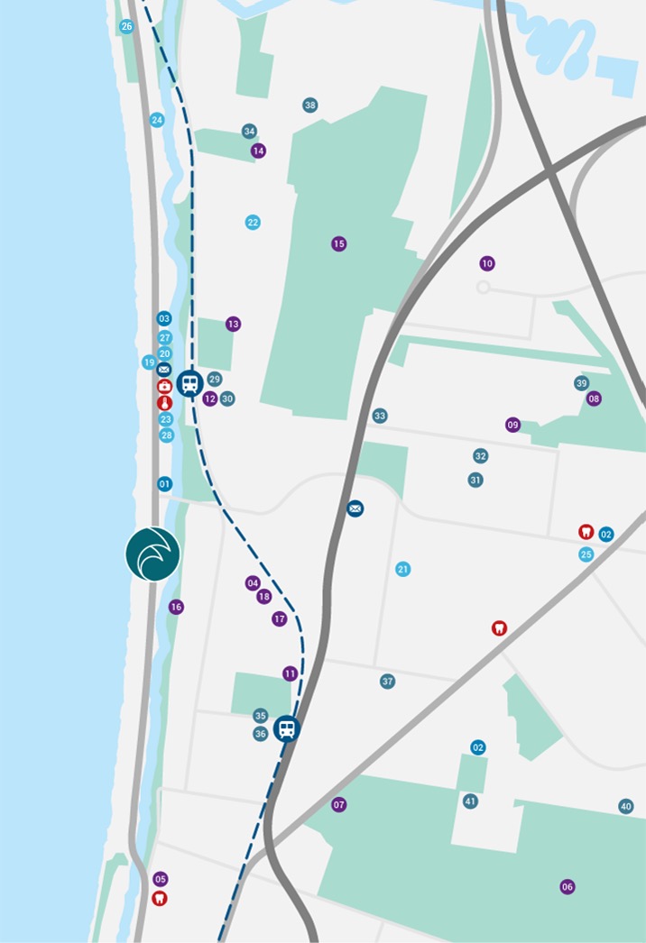 Ocean 200 Estate - Seaford Location map