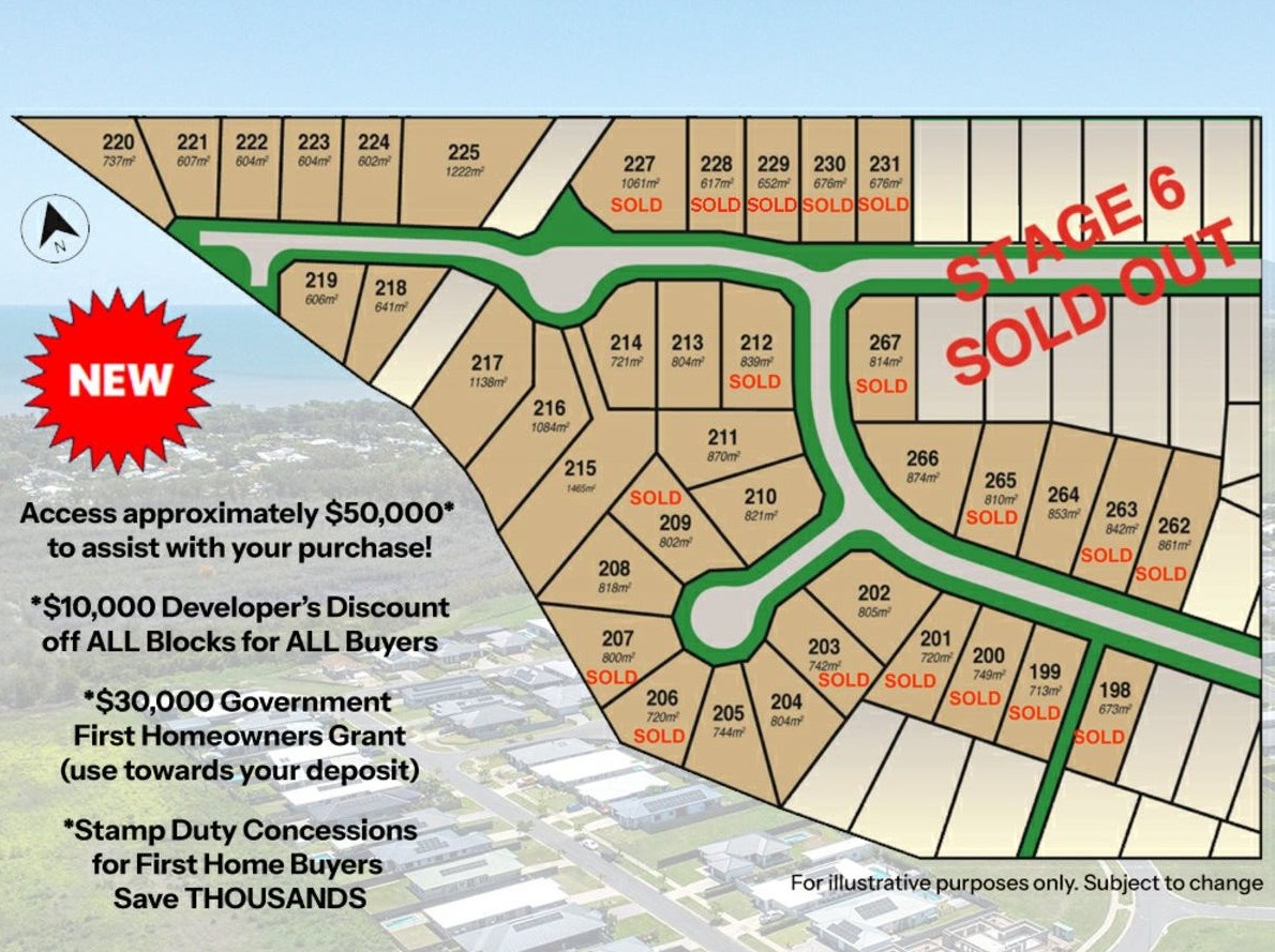Ocean Breeze Port Douglas Estate - Cooya Beach Release Map