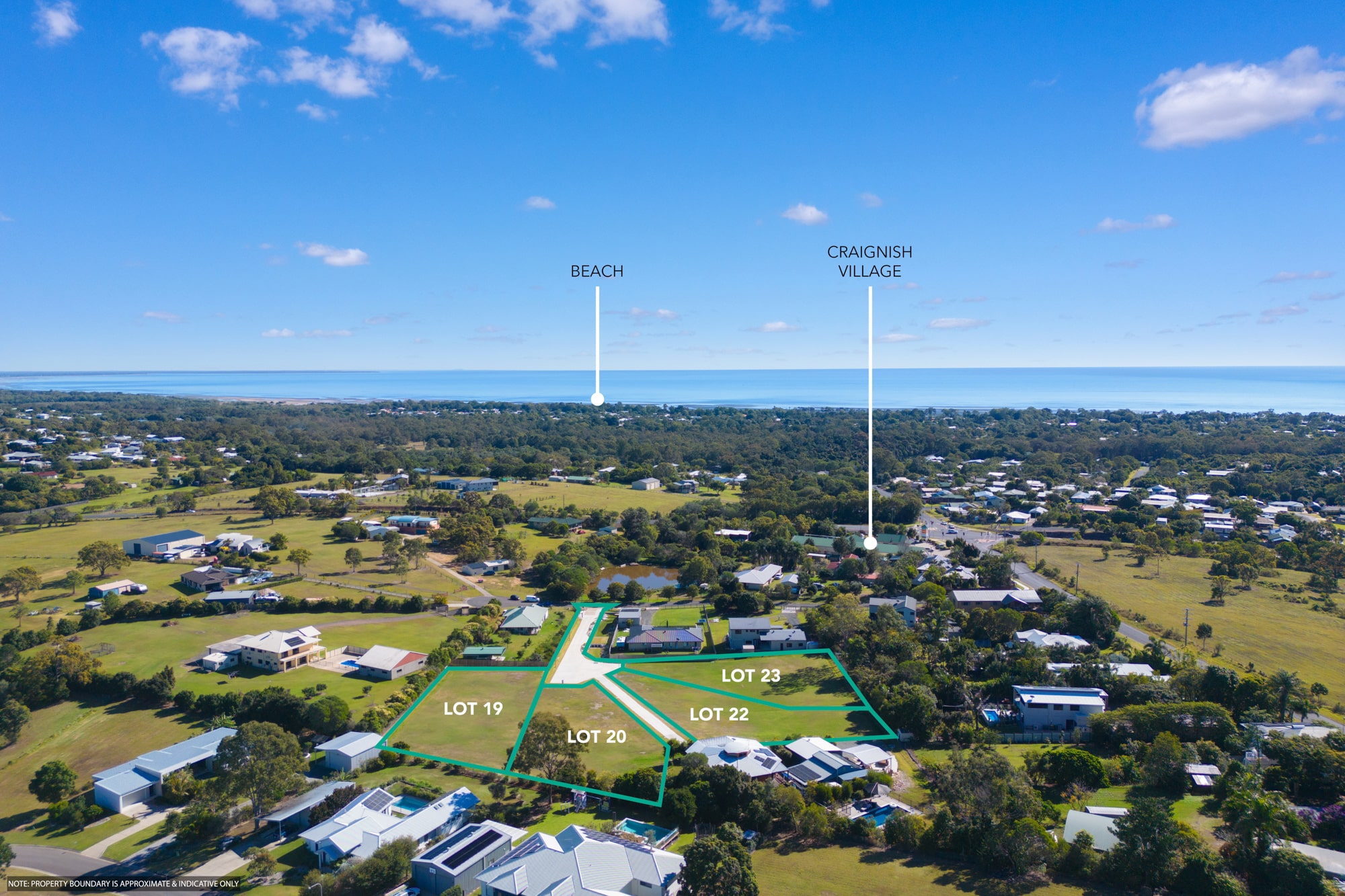 Ocean View Estate - Craignish Aerial