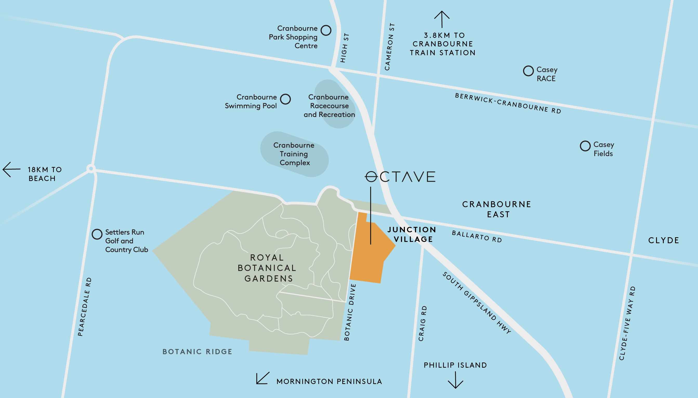 Octave Location Map
