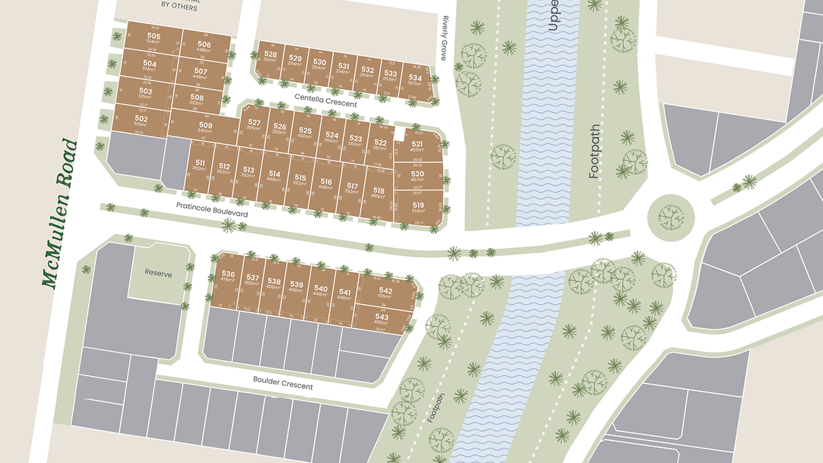 Officer Fields Estate - Officer Release Map