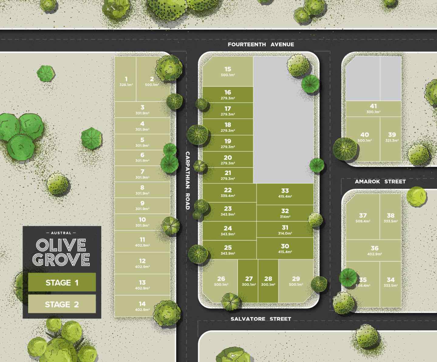 Olive Grove Estate - Fourteenth Avenue, Austral NSW 2179