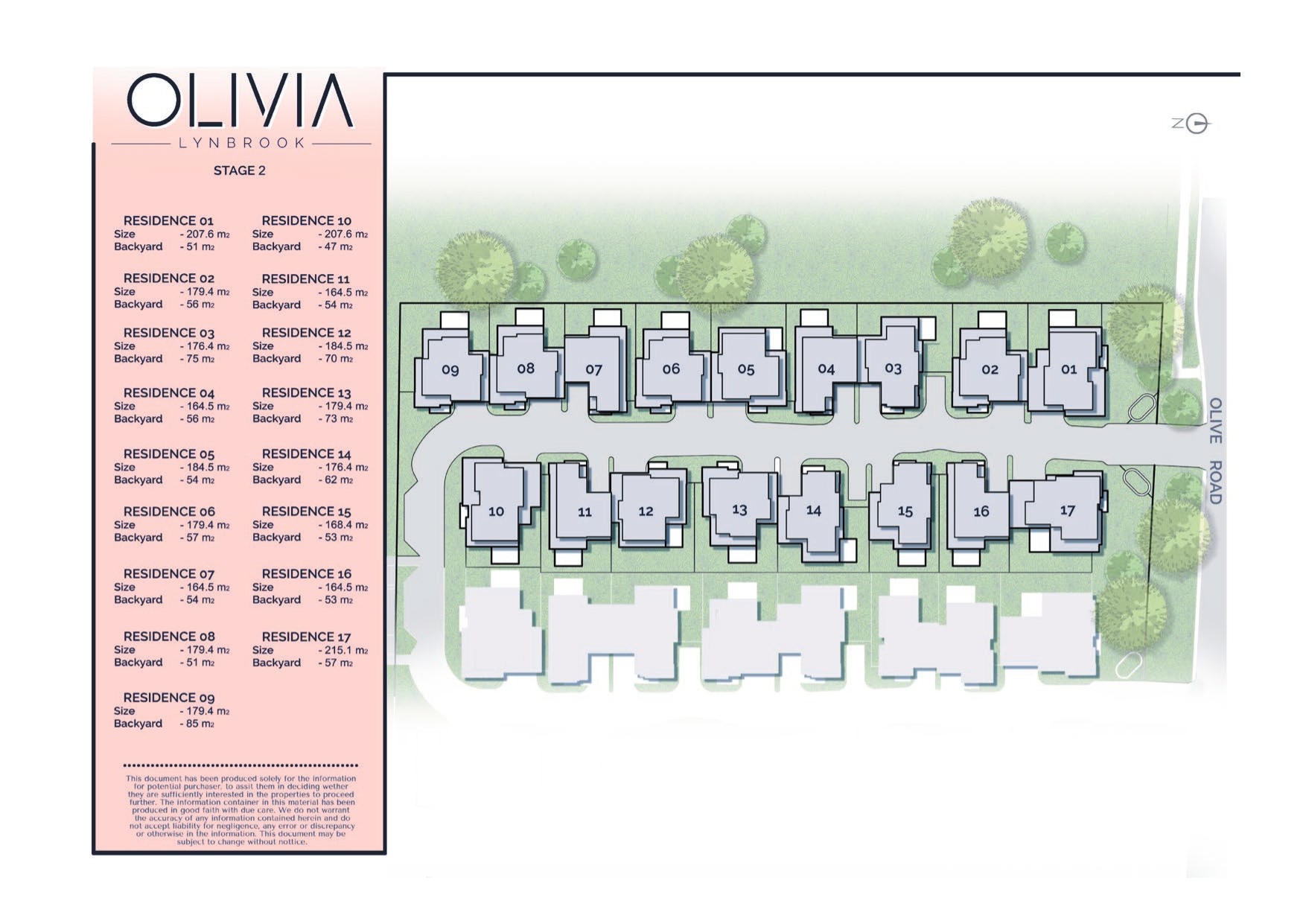 Olivia Townhomes - Lynbrook Masterplan