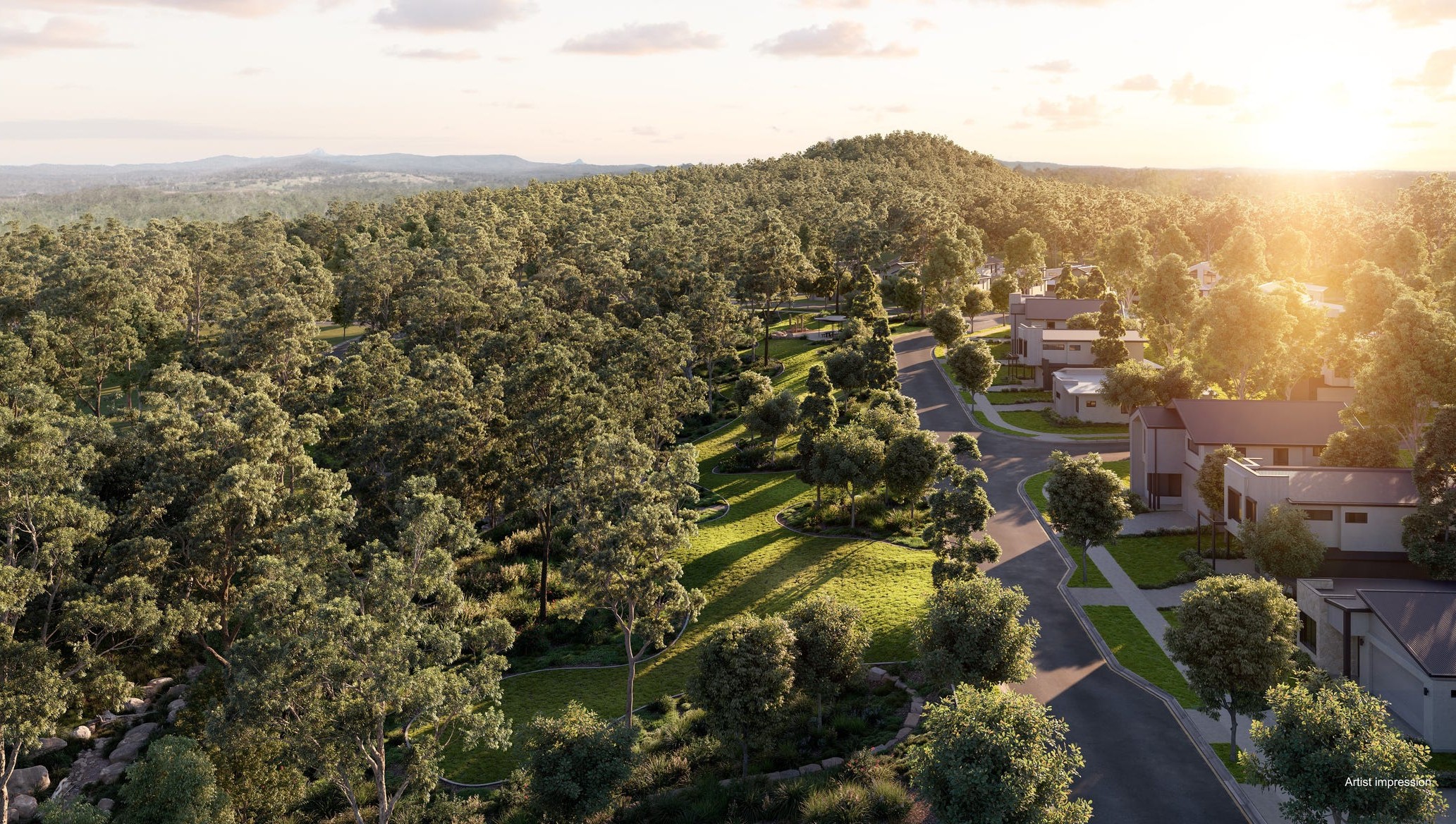 Round Mountain Estate - New Beith Render