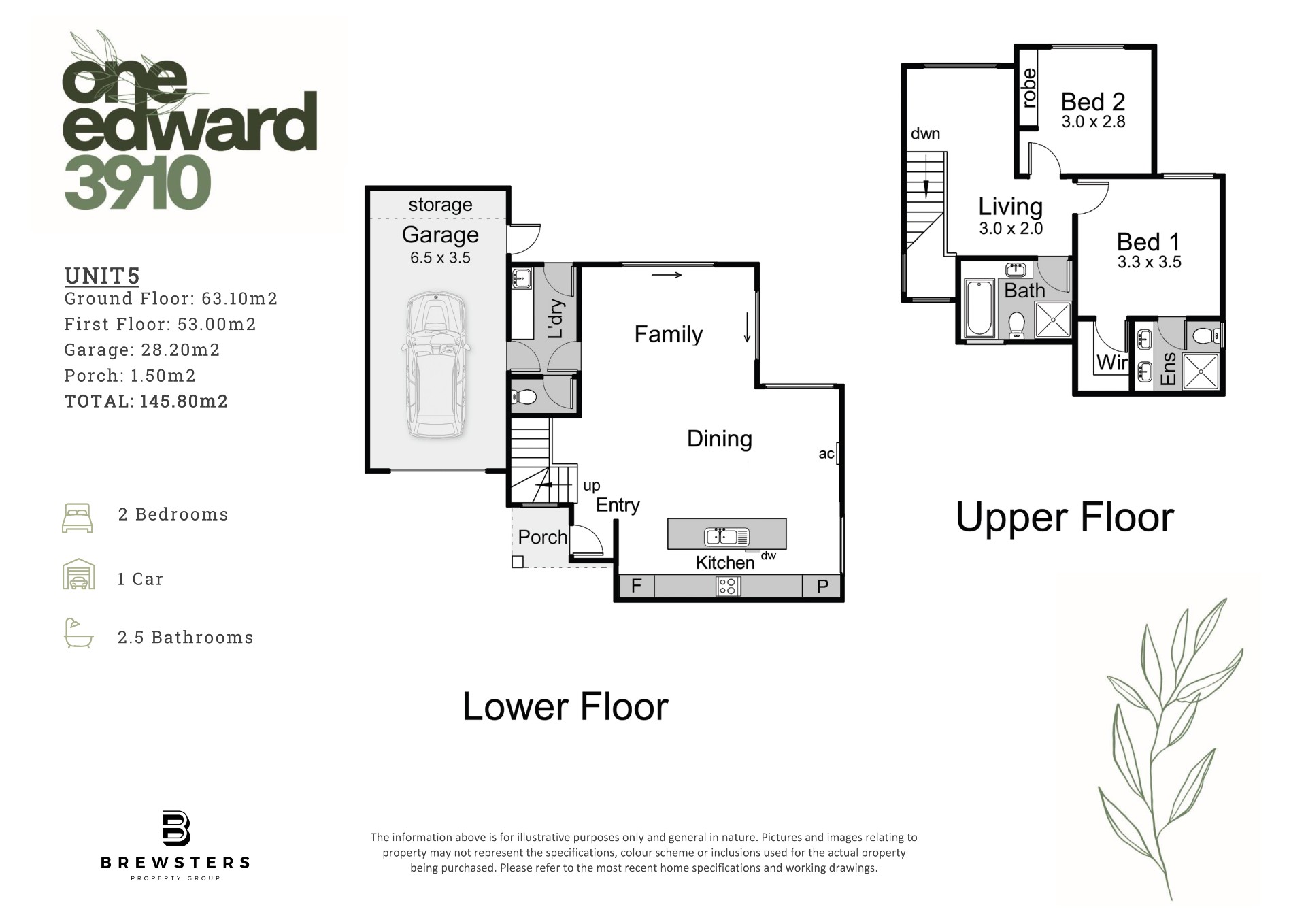 One Edward Estate - Langwarrin Unit 5 Floorplan