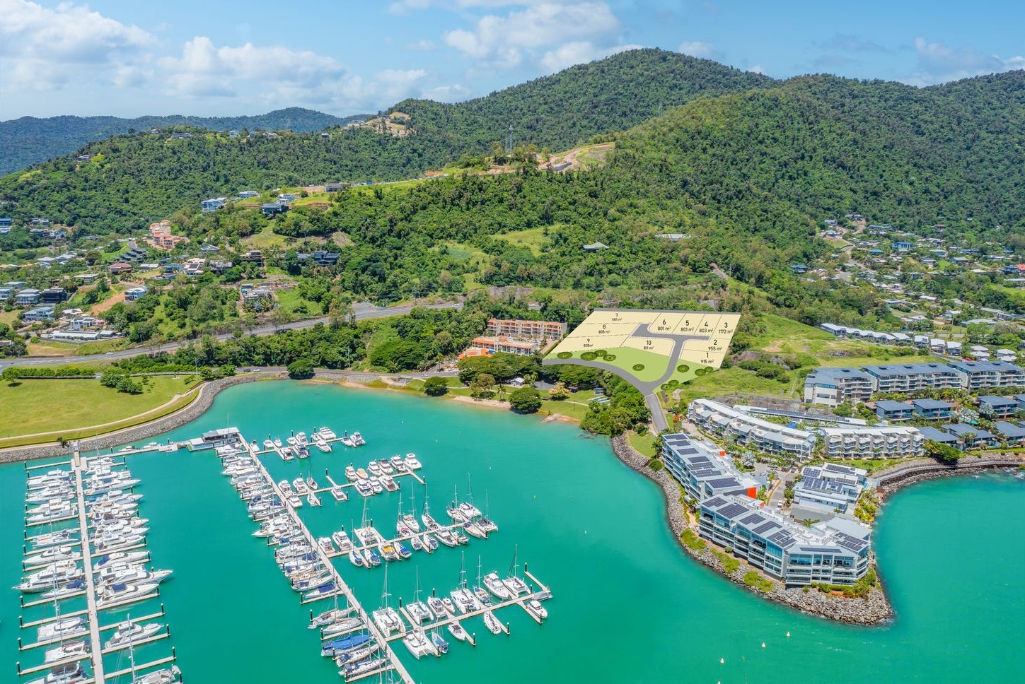 One Whitsunday Private Estate - Cannonvale  Aerial
