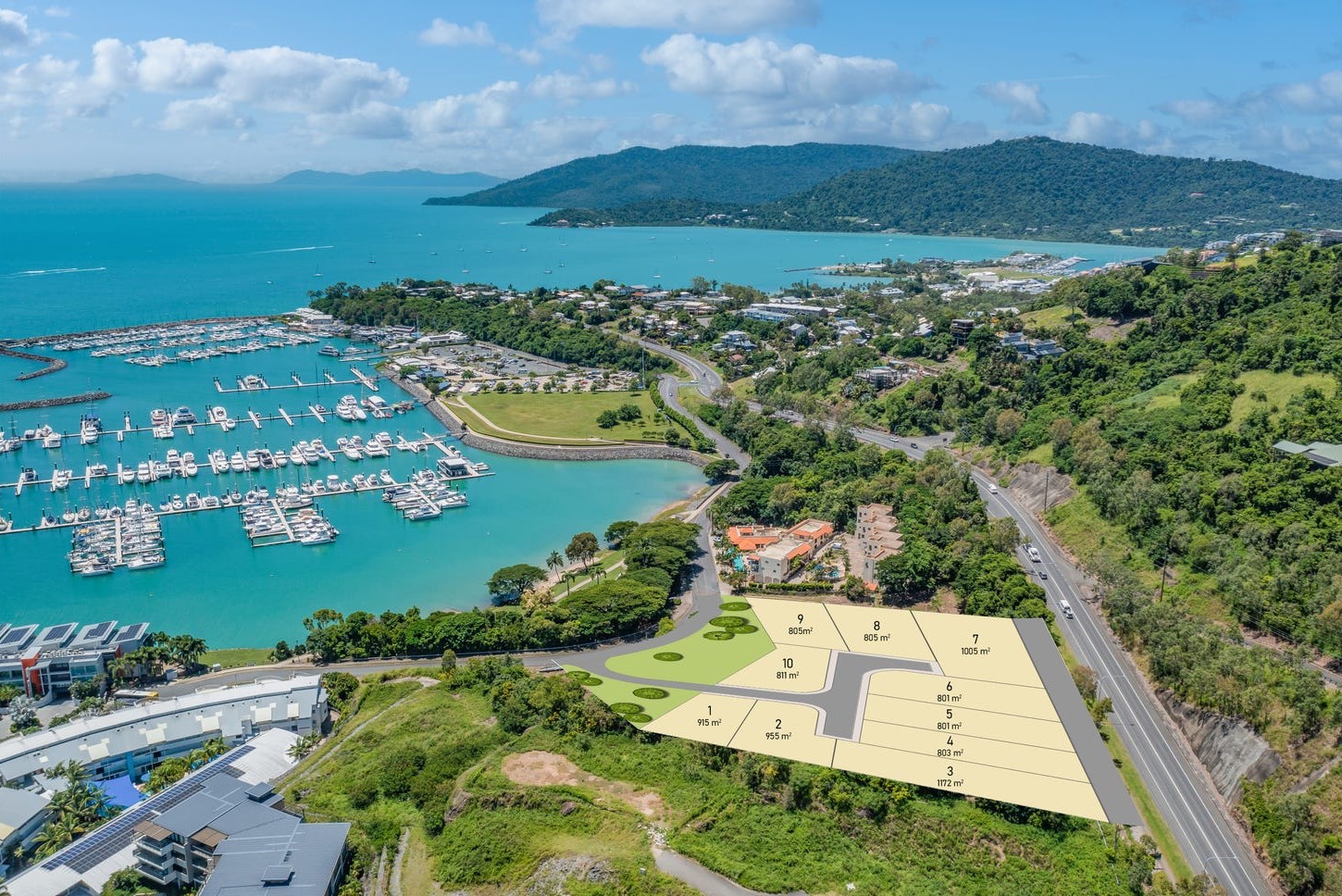 One Whitsunday Private Estate - Cannonvale  Aerial