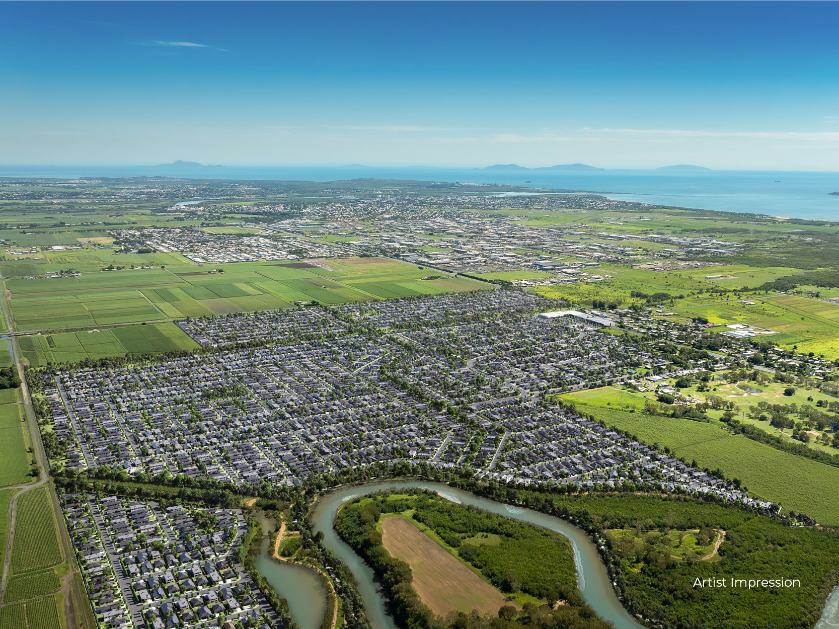 Ooralea Waters Estate - Bakers Creek Render