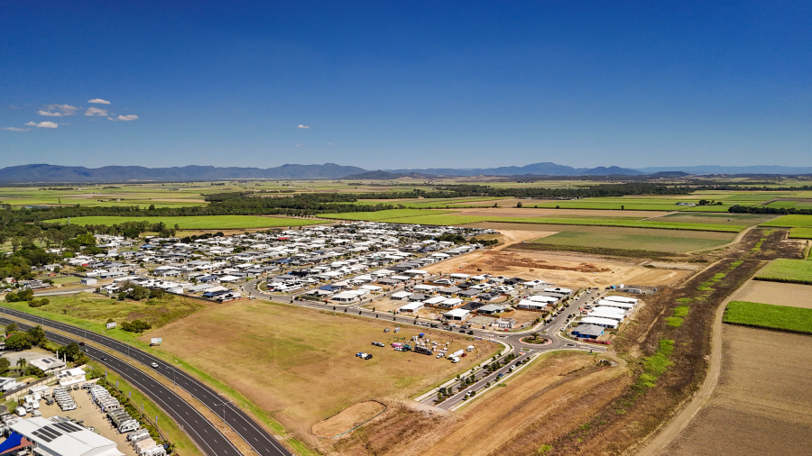 Ooralea Waters Estate - Bakers Creek Aerial
