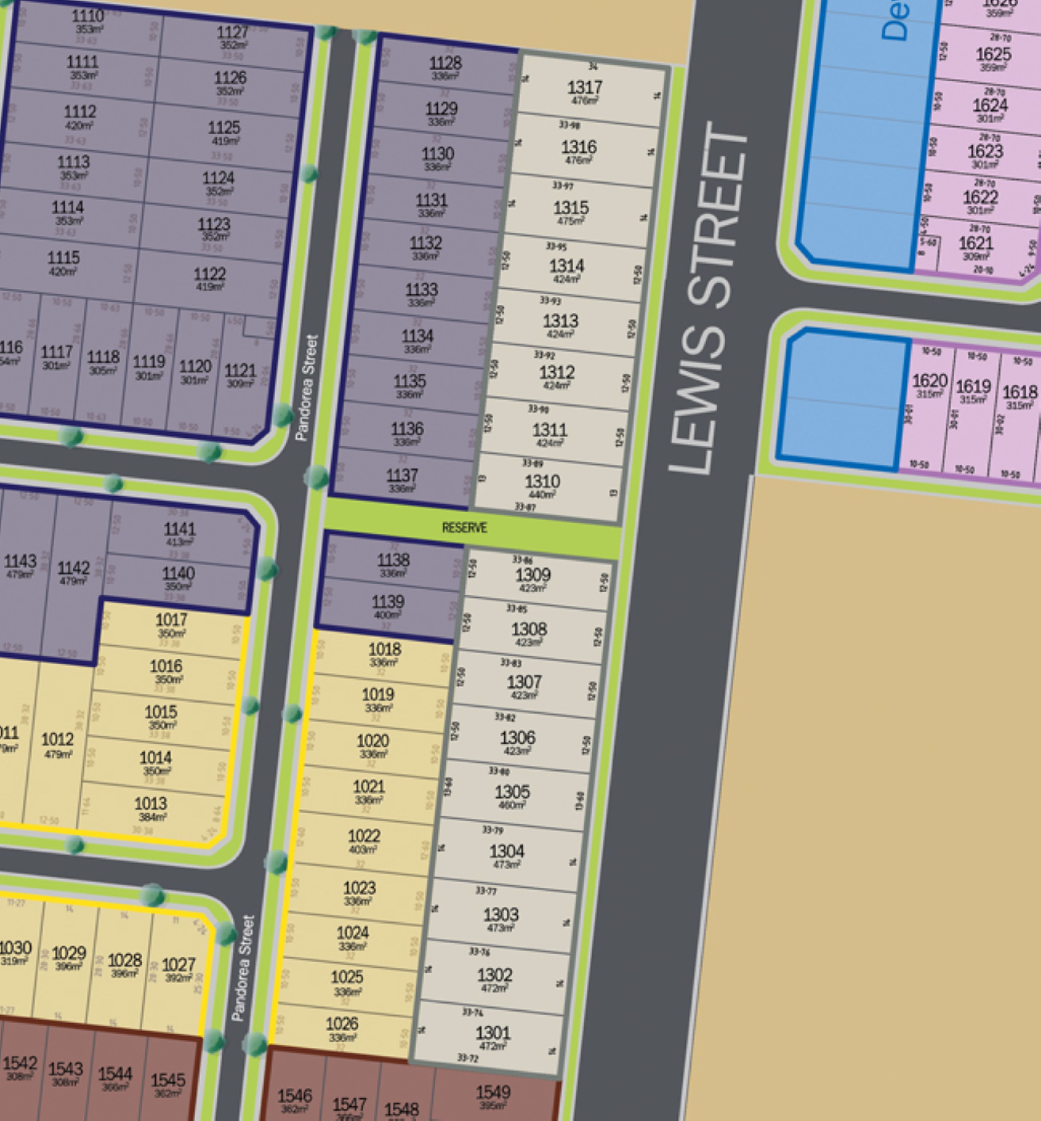Ooranya Estate - Beveridge Release Map