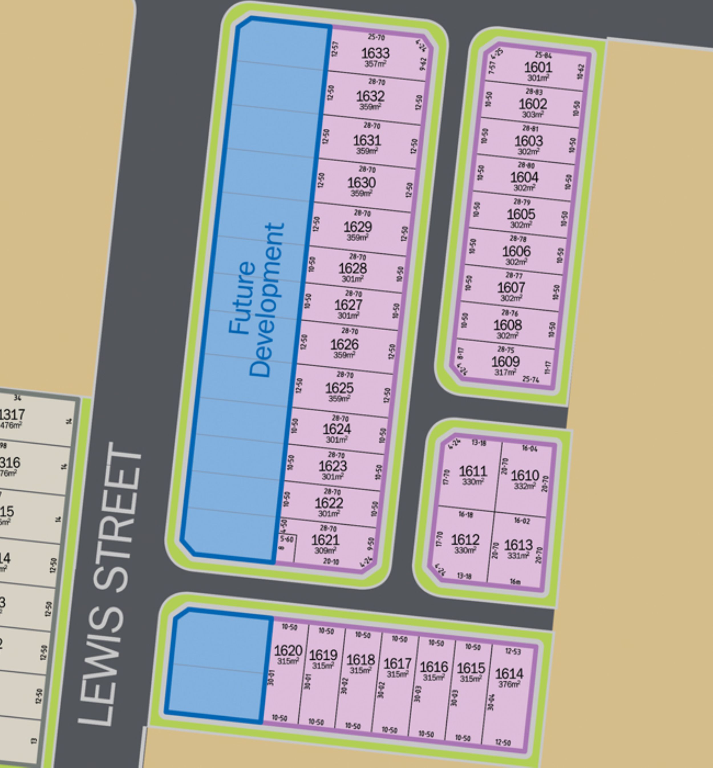 Ooranya Estate - Beveridge Release Map